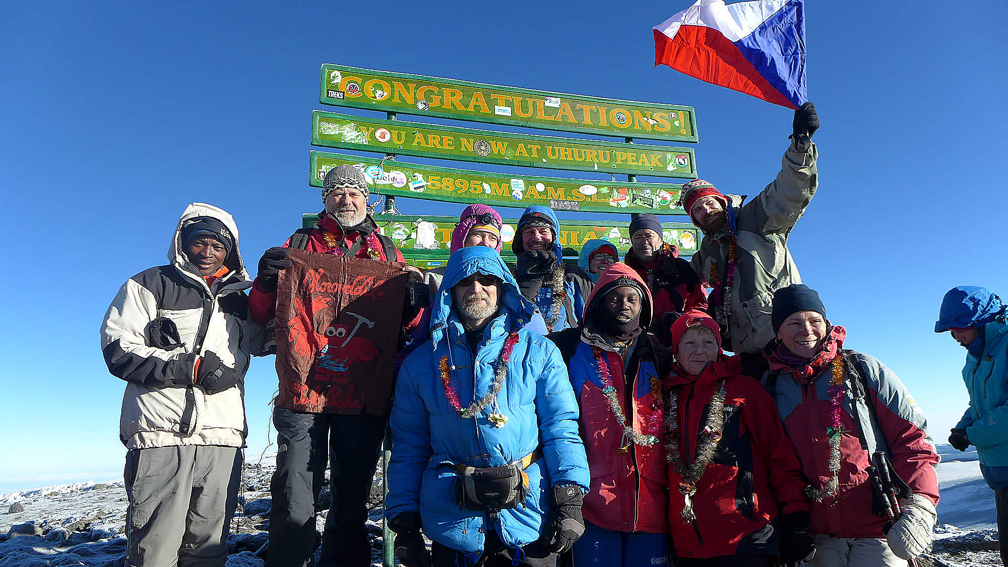 Uhuru Peak - The highest summit on Kilimanjaro Uhuru Peak
