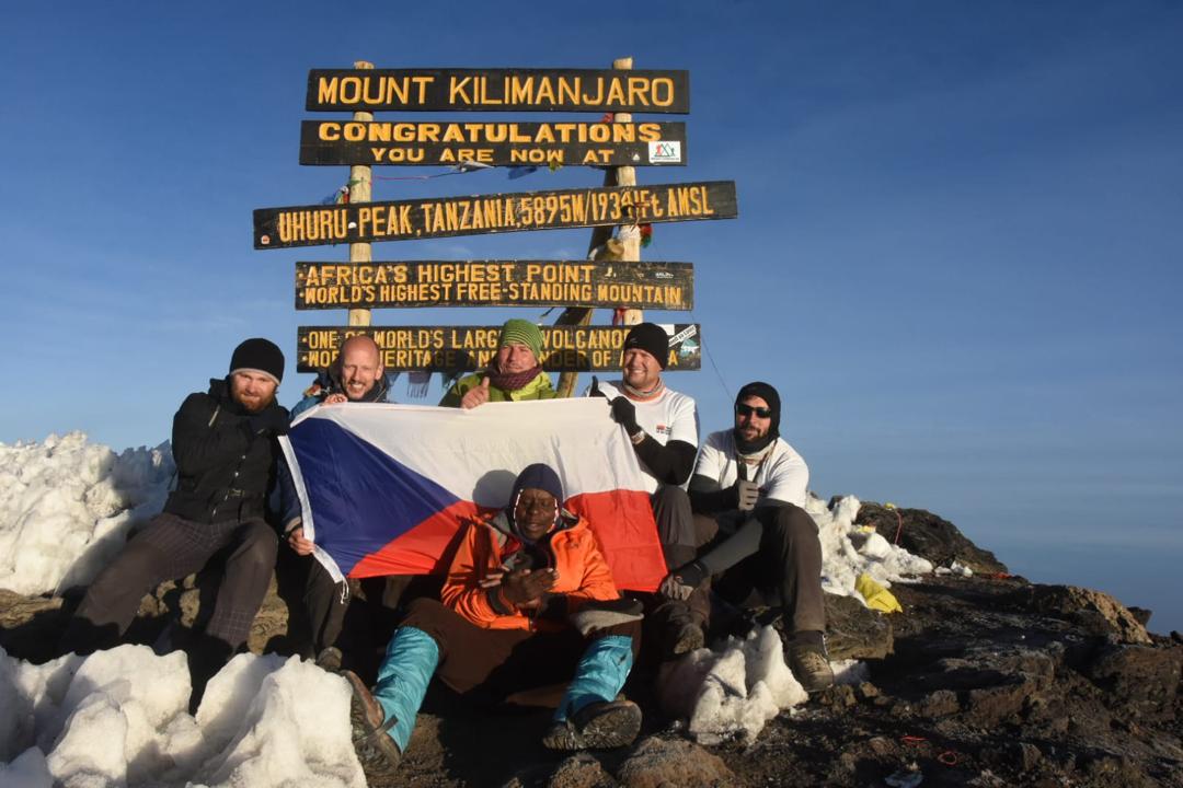 The highest point of Kilimanjaro